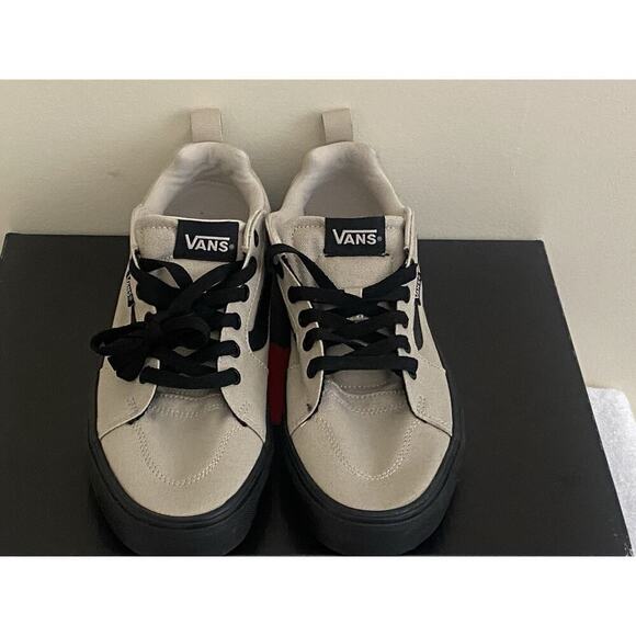 Vans Other - Vans Men’s Filmore Sneaker Skateboard Shoes‎ Canvas Taupe Black Size 8